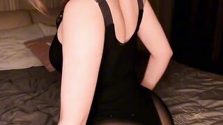 Hot teen ms_evasweet black pantyhose and high heels tease. Part 3. 2025-07-14