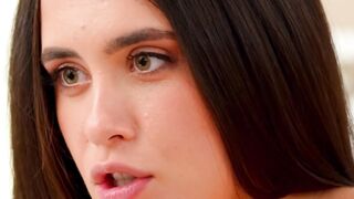 Lesbian teen GFs want to try cum swapping and needed her stepbro