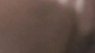 Hairy pussy cutie's kinky solo pussy play for a voyeur