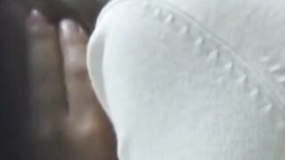 Busty Japanese hottie pussy fingering on hidden camera