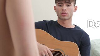 Gorgeous teen stepsister takes over stepbros room with rough sex