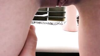 Calvin Hardy's close up shot of Haley Reeds's pussy