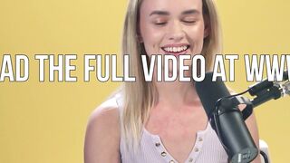HOT teen Khloe Kingsley hairy pussy masturbation for Playboy