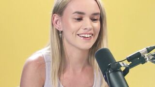 HOT teen Khloe Kingsley hairy pussy masturbation for Playboy