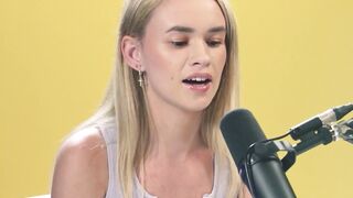 HOT teen Khloe Kingsley hairy pussy masturbation for Playboy