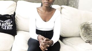 Ebony teen came to a model audition but was too shy for the job