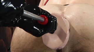 Dolan Wolf begs for double fists from Mitch Vaughn after extreme toy insertion