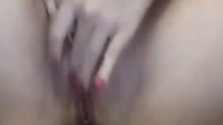 Blonde Teen Masturbates in the Bathroom