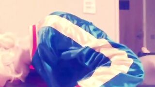 Harley Quinn Crossdresser Blowjob and Swallow