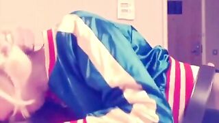 Harley Quinn Crossdresser Blowjob and Swallow