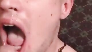 Amateur Big-Cock Twinks in Blowjob Cum-Eating Compilation