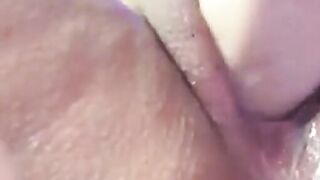 Squirting Close-Up of a Horny Webcam Girl