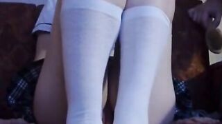 Russian Amateur Hairbrush Spanking