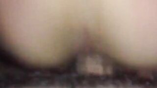 POV Doggy Creampie Makes GF Queef