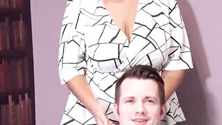 BBW France Mature Boss Cassie Hill Tests Sam Bourne s Lust