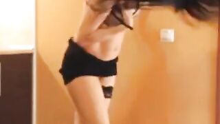 Russian Webcam Girl Dirty Talks and Strips