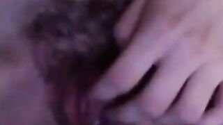 Hairy Amateur Girl Masturbating on Webcam 2