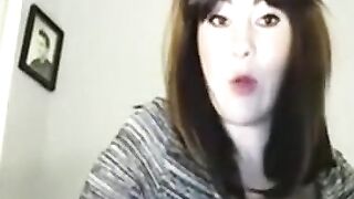 Big-Titted Webcam Dildo Show