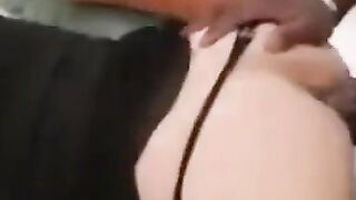 Crossdresser gets fucked by big cock boyfriend