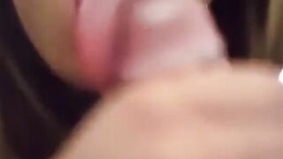 Pretty Girlfriend Swallows POV Cum Load 2