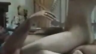 Young Big-Titted Blonde Amateur Babe with Older Man