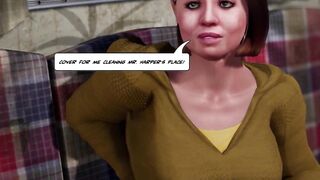 3D Babe With Big Tits Roughly Fucked In ANAL & Pussy Madness