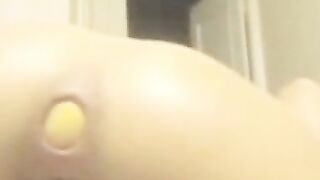 Big Dildo Anal Gape on Webcam with Sex Toys