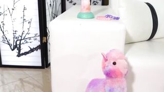 TRANSEROTICA Big titted Tgirl Autumn Rain Having Wild Solo Rubbing