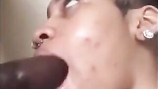 Sucking and Riding a Monster BBC - Big Black Homemade Action 2