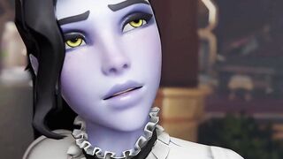 Multiple Cocks Dominate Widowmaker’s Holes in This 3D Parody Creampie Ride