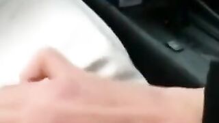 Russian Amateur Gives Blowjob in a Car During Lunch Break 2