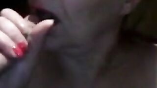 Mature Amateur's Blowjob POV