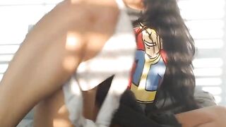 Asian Teen Gamer Masturbates to Orgasm on Webcam