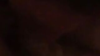 Amateur Couple's Cum-Covered Tits Threesome