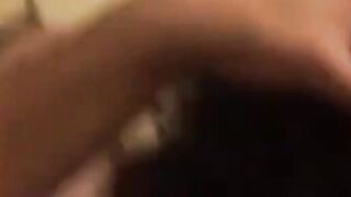 Amateur Couple's Cum-Covered Tits Threesome