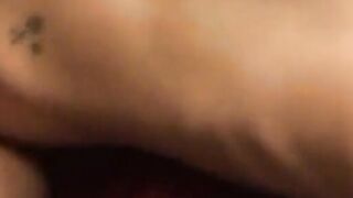 Amateur Couple's Cum-Covered Tits Threesome