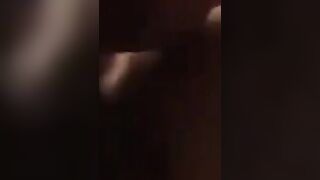 Amateur Couple's Cum-Covered Tits Threesome