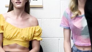 Officer Jack Vegas fucks hot teens Kylen Quinn and Nadia Noja