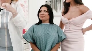 Suck stepmoms tits behind doctors back