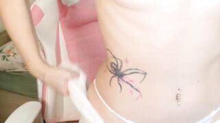 Gorgeous Blonde Wildly Fucks Her Tight Hole 2