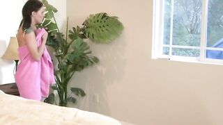 Petite russian teen getting ass fucked by stepdads friend
