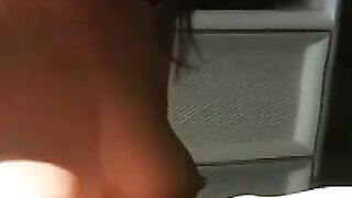 Hottie smoking while playing