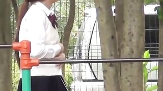 Watch various ladies relieve themselves with panties on