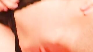 Elegant mature plays with toy