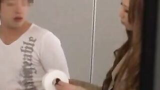 Hot public sex in the train