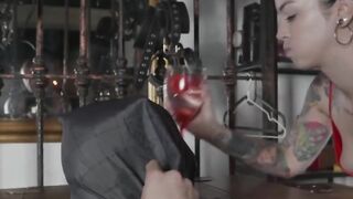 Mistress Dolores Extreme CBT Humiliation BDSM Punishment Ties Up And Suspends Her Pet