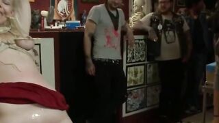 Alice Frost Earns Princess Donna Tattoo