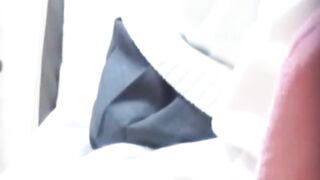 Pretty Japanese musician pokes pussy with a thick marker