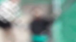 Japanese lady soaks panties after public piss release