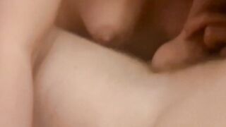 He Can't Hold Back - Big Cock Excites Her